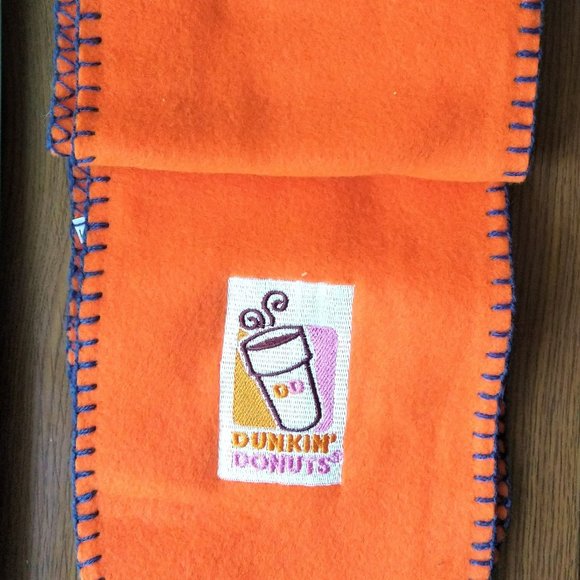 Detroit Tigers Scarf Promo Dunkin Doughnuts Fleece Embroidered MLB Baseball - Picture 4 of 4